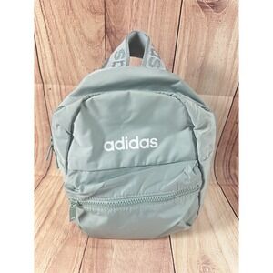 Adidas Linear Mini Backpack Mint Green Bag Adjustable Straps NEW- NWOT